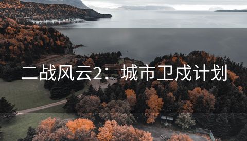 二战风云2：城市卫戍计划